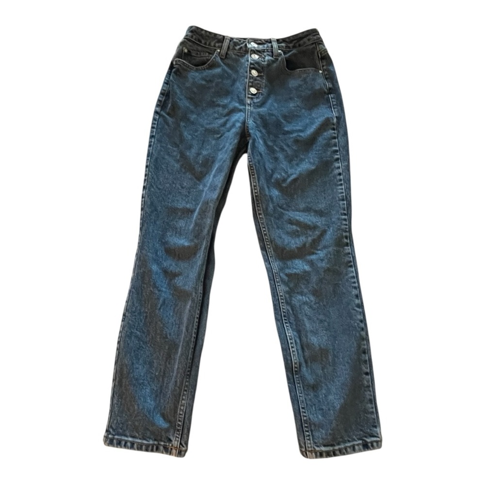GUESS‎ 90s Skinny High Rise Cropped Button Fly Jeans - Size 28